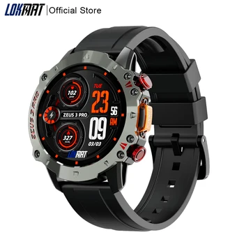 Спортивные смарт-часы LOKMAT ZEUS 3 PRO для звонков по Bluetooth, фитнес-водонепроницаемые умные часы с полным сенсорным экраном, часы длительного ожидания