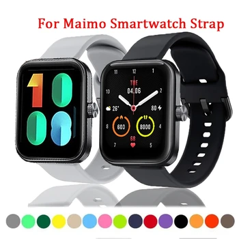 Спортивный ремешок для часов Maimo, браслет для часов, силиконовый ремешок для браслета Xiaomi Maimo, Быстросменный ремень, ремешок для запястья Correa