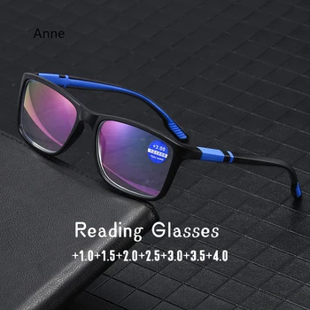 Старинные Очки Для Чтения Женщины Мужчины TR90 Анти-Синий Свет Очки Для Дальнозоркости Очки для Дальнозоркости от + 1,0 до + 4,0 gafas