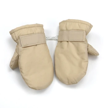 Стильные детские зимние перчатки Мягкие и прочные варежки с флисовой подкладкой Детские утепленные зимние перчатки Легкие перчатки