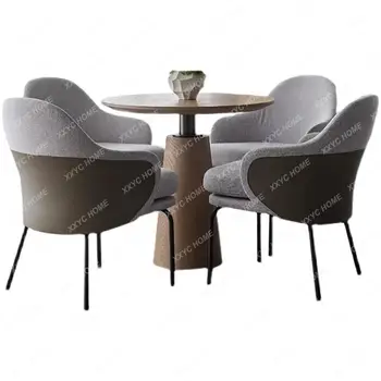 Стол для переговоров и стул для приемной, обеденный стул, зона для подписания Переговоров, комбинация одного стола и четырех стульев