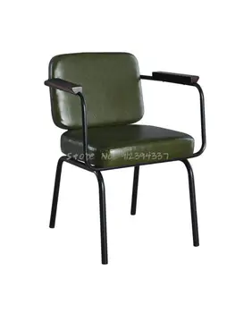 Стул в индустриальном стиле американское кафе-бар из кованого железа металлический дизайнерский повседневный лофт-стул креативный обеденный стул в стиле ретро