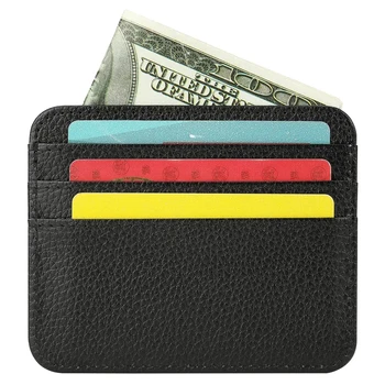 Сублимационный Пустой Бизнес-держатель для кредитных карт, Кожаная визитница с именем сотрудника, футляр для монет, Портмоне для унисекс