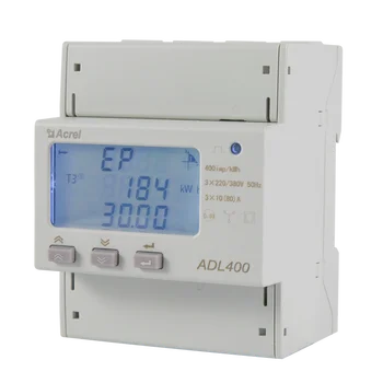 Счетчик энергии Acrel ADL400/C цифровой измеритель кВтч на din-рейке, 3-фазный замер мощности