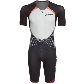 сшитый на заказ костюм для велоспорта ORCA team triathlon ropa ciclismo hombre с короткими рукавами, колготки для верховой езды, MTB, платье для плавания и бега