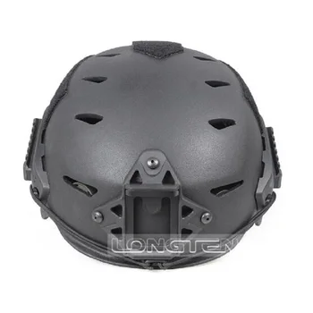 Тактический защитный шлем из перфорированного стекловолокна Wendy EX первого поколения для спорта на открытом воздухе.