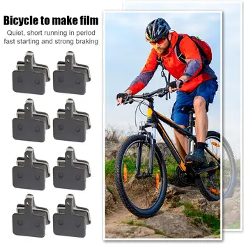 тормозные колодки для велосипеда MTB 8шт для велосипеда SHIMANO M375 M445 Детали медного дискового тормоза