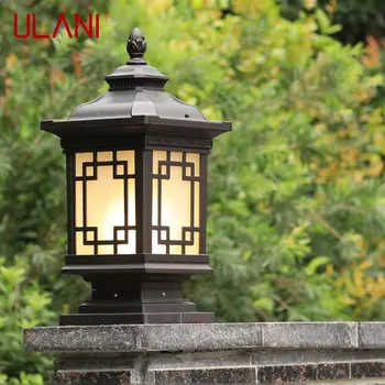 Уличный классический светильник ULANI, простой электрический светодиодный светильник, водонепроницаемый для внутреннего двора виллы, ретро-ландшафта сада