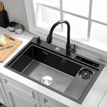 Ультразвуковая кухонная раковина Nano Smart Sink Раковина из нержавеющей стали 304, небольшая стиральная машина для фруктов и овощей с мойкой чашек