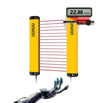 Ультратонкий переключатель датчика защитной световой завесы с шагом 10 мм, 20 мм, 40 мм, устройство защиты инфракрасной решетки, фотоэлектрическое устройство 12V 24V NPN