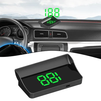 Универсальный дисплей HUD GPS, Спидометр, одометр, цифровая скорость автомобиля, Аксессуары для электроники, дисплей