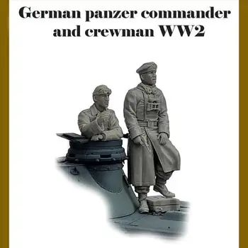 Фигурка из смолы 1/35 ГК, Немецкий солдат, комплект в разобранном виде и неокрашенный