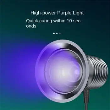 Фиолетовая лампа, силиконовый светодиод из алюминиевого сплава, зеленое отверждение маслом, Usb-источник питания, мощные инструменты, УФ-лампа для отверждения, Лампа для технического обслуживания