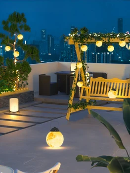 Фонари для атмосферы кемпинга, светодиодные фонари для кемпинга, наружная терраса, декоративные фонари для сада