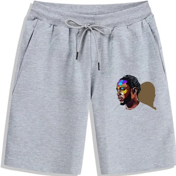 Художественные шорты Kendrick Lamar, Музыкальные шорты Kung Fu Kenny, Мужские Женские шорты из чистого хлопка для мужчин, Повседневные Мужские шорты