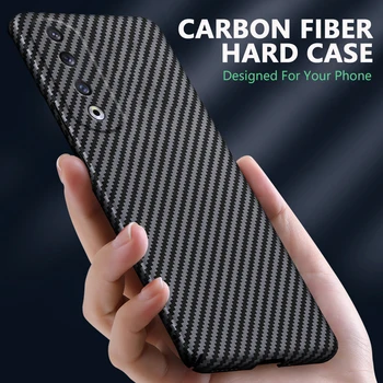 Чехол для телефона из натурального углеродного волокна для Huawei Honor 90 Pro Honor90 Ультратонкий и легкий прочный защитный жесткий чехол
