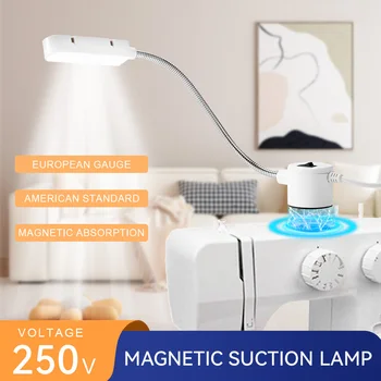 Швейная машина EU / US 5 В, Специальная светодиодная рабочая лампа, зарядка через USB, одежда для защиты глаз, Автомобильная лампа с энергосберегающим освещением