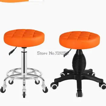 Шкив косметического стула большой рабочий стул вращающийся подъемный косметический стул косметический стул специальный круглый стул для салона красоты