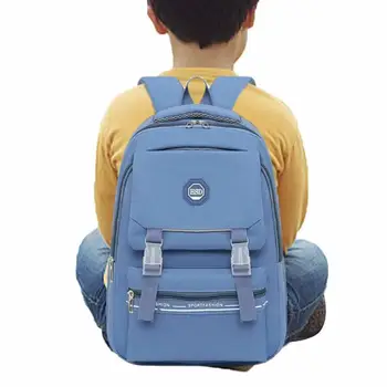 Школьный рюкзак, Легкая студенческая сумка Через плечо, Водонепроницаемый рюкзак С регулируемыми плечевыми ремнями для комфорта и