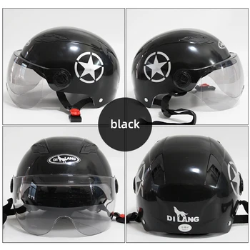 Шлем, аккумулятор для электромобиля, мотоциклетный шлем, летний солнцезащитный крем для мужчин и женщин, универсальная симпатичная каска