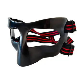 Щитки для носа с регулируемым ремешком Прочная маска для лица при переломе носа Защита для лица для софтбола Женщин мужчин спортсменов подростков бокса