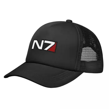 Эмблема N7, бейсбольная кепка Mass Effect, хип-хоп Шляпа лошади, кепка для гольфа, Мужская Женская кепка